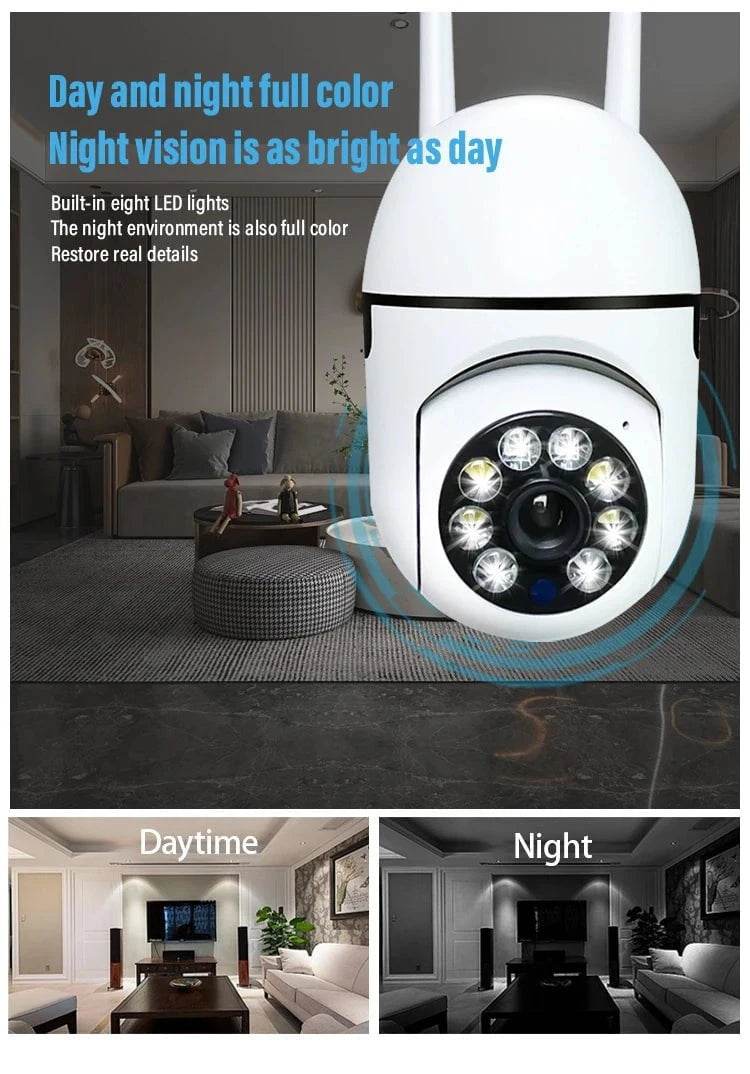 360° Rotating Wireless Security Camera for Indoor/Outdoor Use - Nic's Electronics