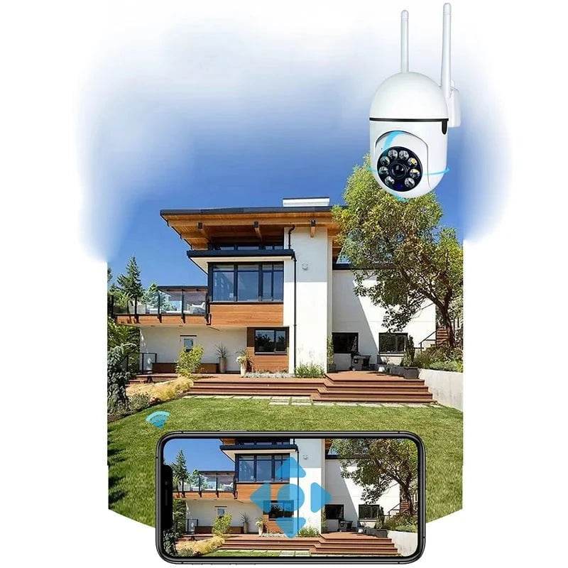 1080P WiFi Outdoor Security Camera with 2-Way Audio - Nic's Electronics