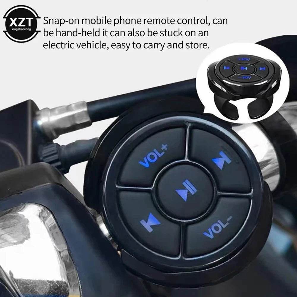 Wireless Bluetooth Remote for Car & Motorcycle Steering Wheel – iOS & Android - Nic's Electronics