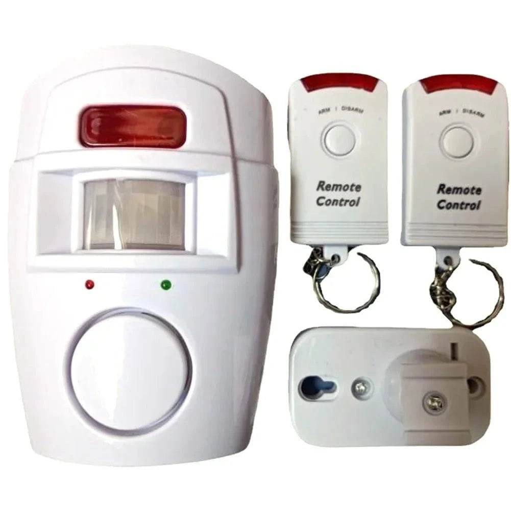 Wireless PIR Motion Sensor Alarm with 2 Remotes - Nic's Electronics