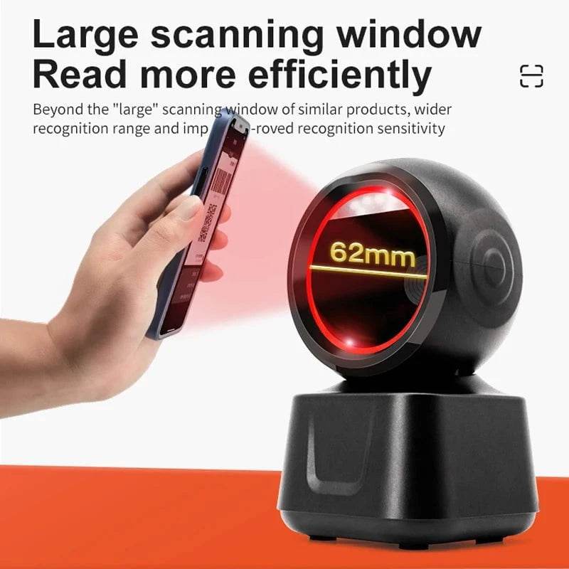 2D Barcode Scanner | USB Desktop QR Code Reader - Nic's Electronics