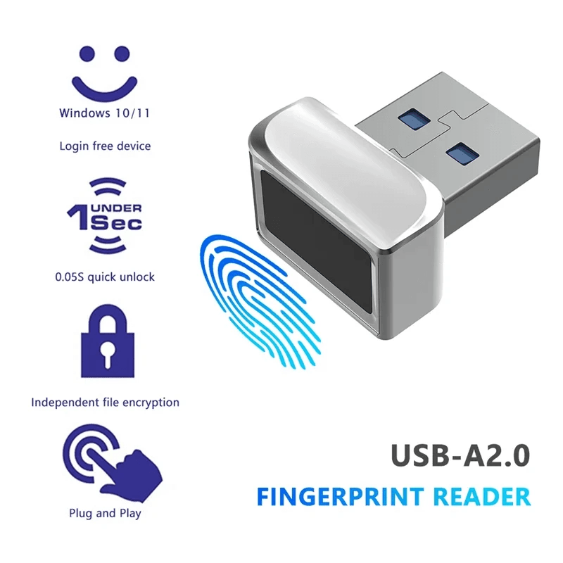 Y06A USB Fingerprint Reader for Windows Hello - Nic's Electronics