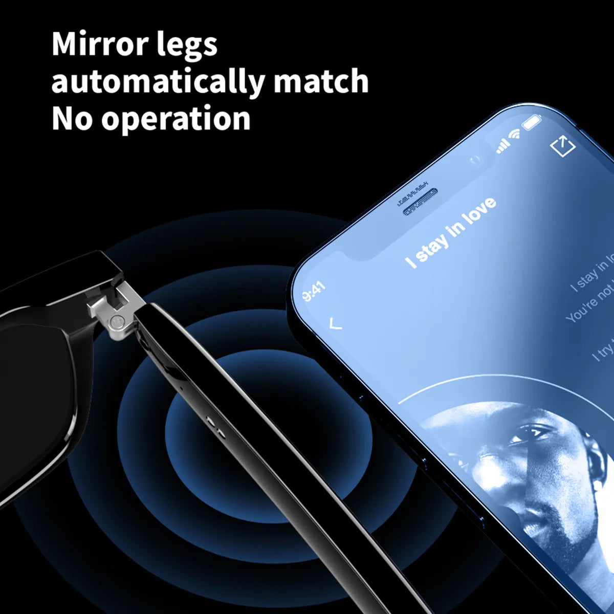 AI Smart Translate Eyeglasses Bluetooth Call Noise Canceling Music Play Portable Translate Smart Glasses for Studying Travaling