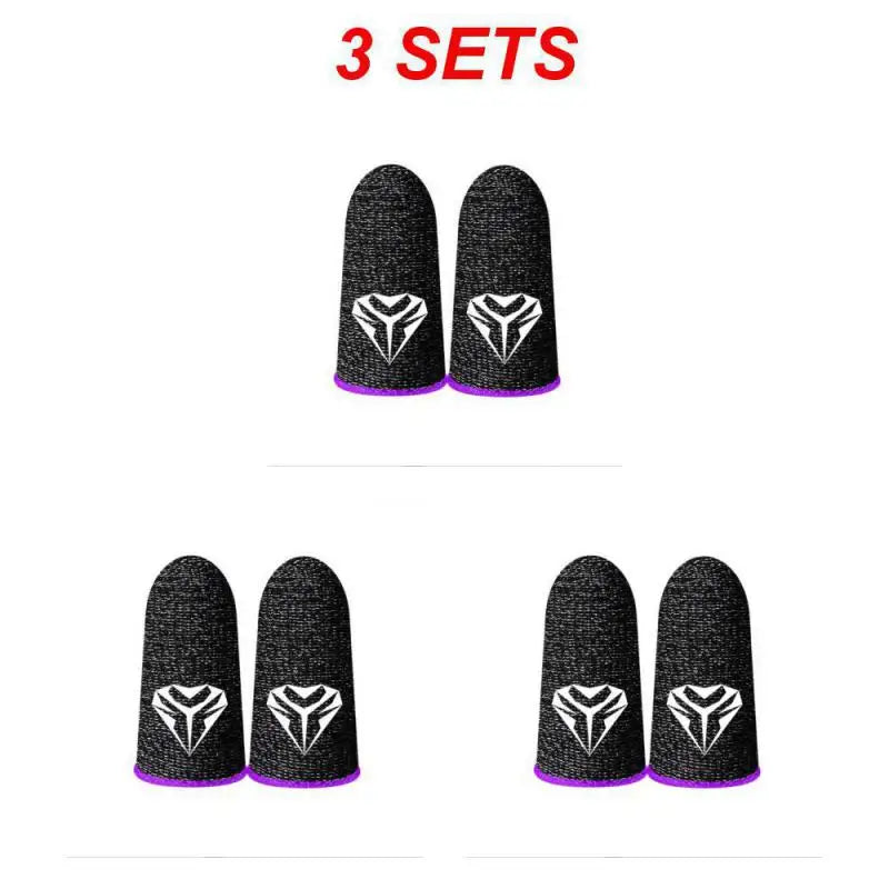 1/3SETS Game Finger Cots Sensitive Breathable Gaming Accessorie Cover 1pair For Pubg Gaming Finger Sleeve Breathable Fingertips