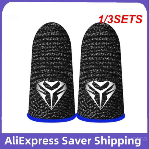 1/3SETS Game Finger Cots Sensitive Breathable Gaming Accessorie Cover 1pair For Pubg Gaming Finger Sleeve Breathable Fingertips