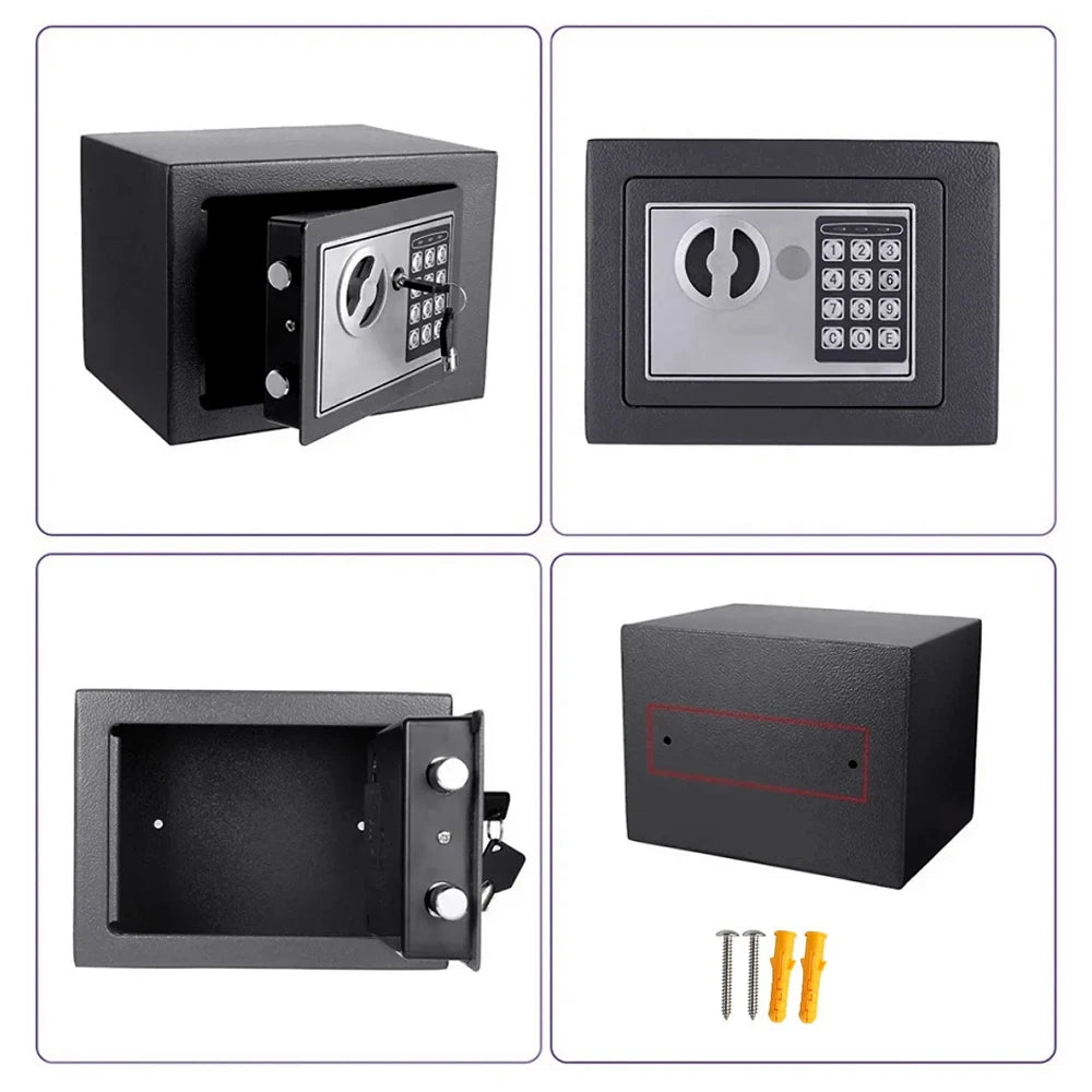 Electronic Digital Keypad Lock Safe Security Box All Steel for Home  fireproof file cabinet fireproof lock box small safe