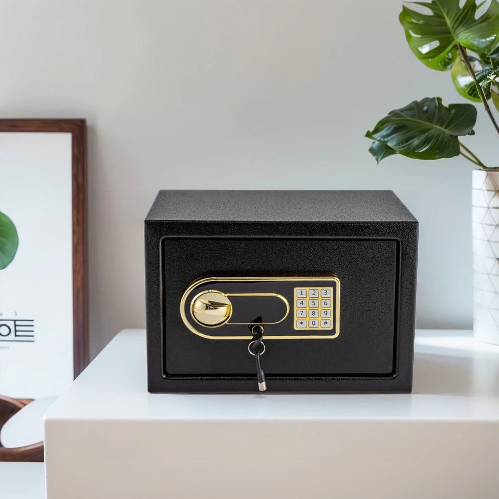 Safe Deposit Box Anti-Theft Password Security Box Security Locked Cabinet for Home Office Hotel Business