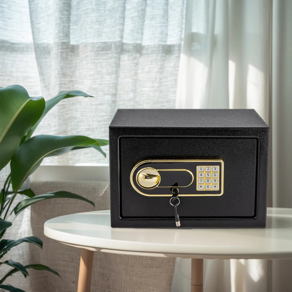 Safe Deposit Box Anti-Theft Password Security Box Security Locked Cabinet for Home Office Hotel Business