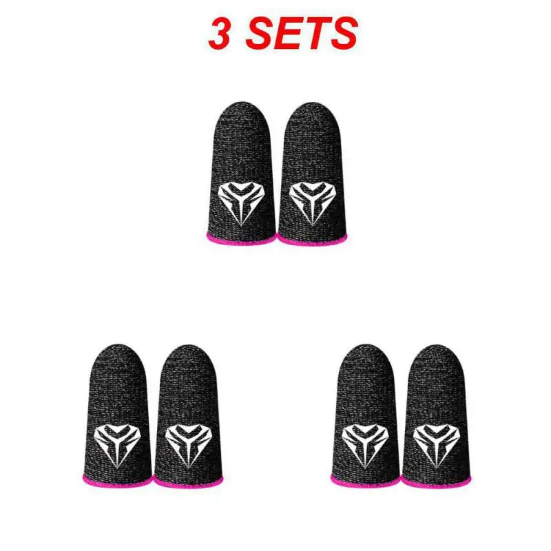 1/3SETS Game Finger Cots Sensitive Breathable Gaming Accessorie Cover 1pair For Pubg Gaming Finger Sleeve Breathable Fingertips