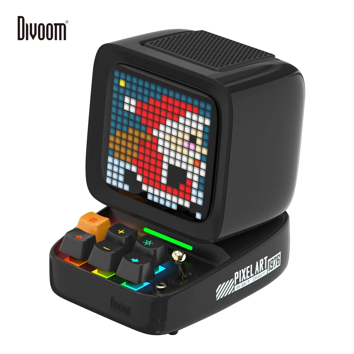 Divoom Ditoo-Pro  Pixel Art Bluetooth Portable black Speaker Alarm Clock DIY LED Display Board Cute Gift Home Light Decoration