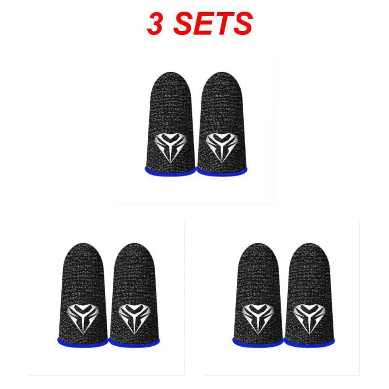 1/3SETS Game Finger Cots Sensitive Breathable Gaming Accessorie Cover 1pair For Pubg Gaming Finger Sleeve Breathable Fingertips