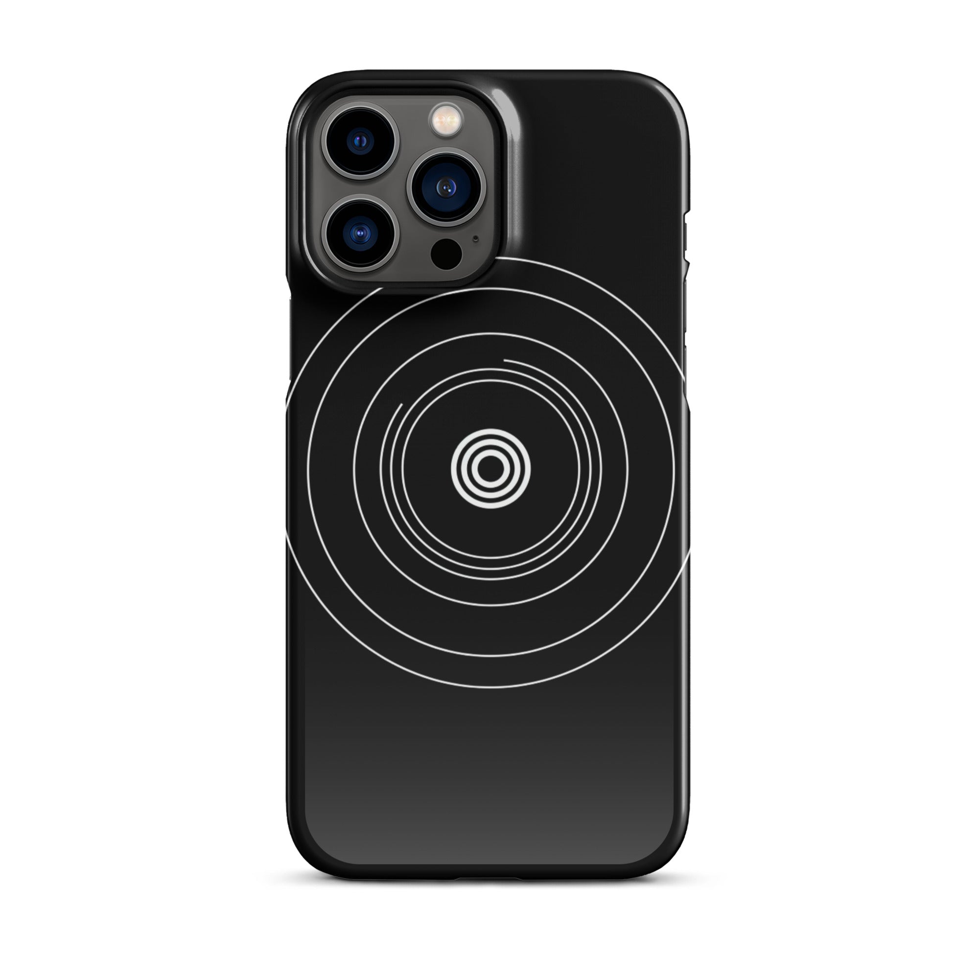 JetGirl Art Phone Case Black Circle Phone case for iPhone
