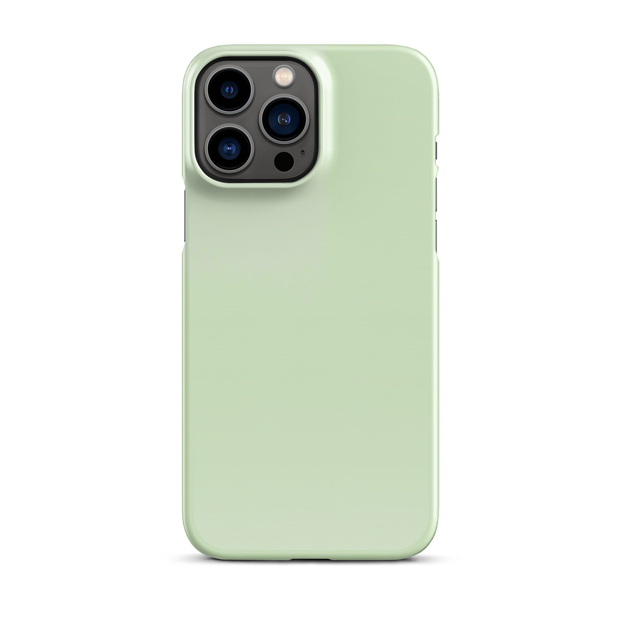 JetGirl Art Phone Case Glossy Snap Case / iPhone 13 Pro Max Light Green Phone case for iPhone