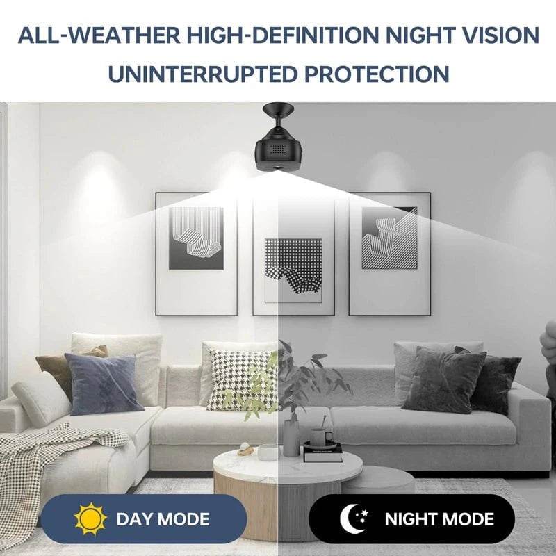 Mini 4K WiFi Security Camera with Full Color Night Vision - Nic's Electronics