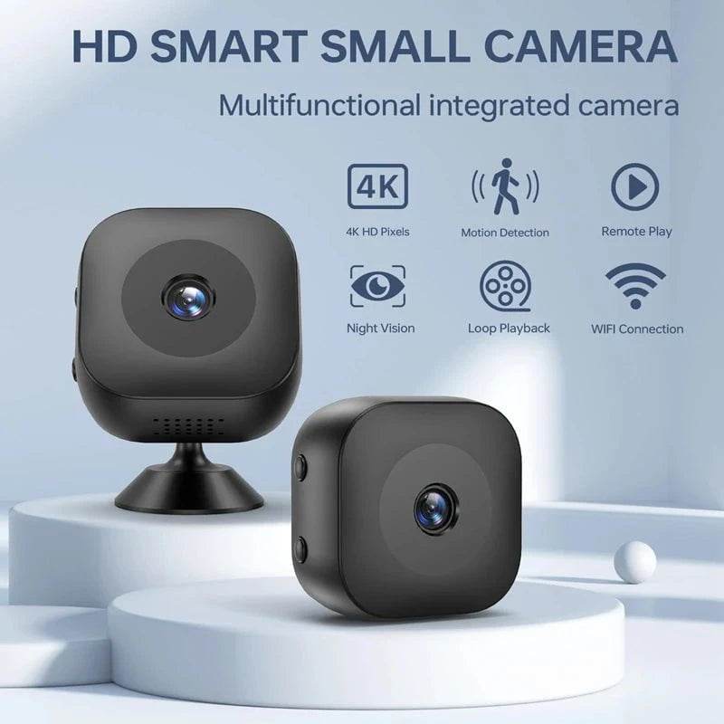 Mini 4K WiFi Security Camera with Full Color Night Vision - Nic's Electronics