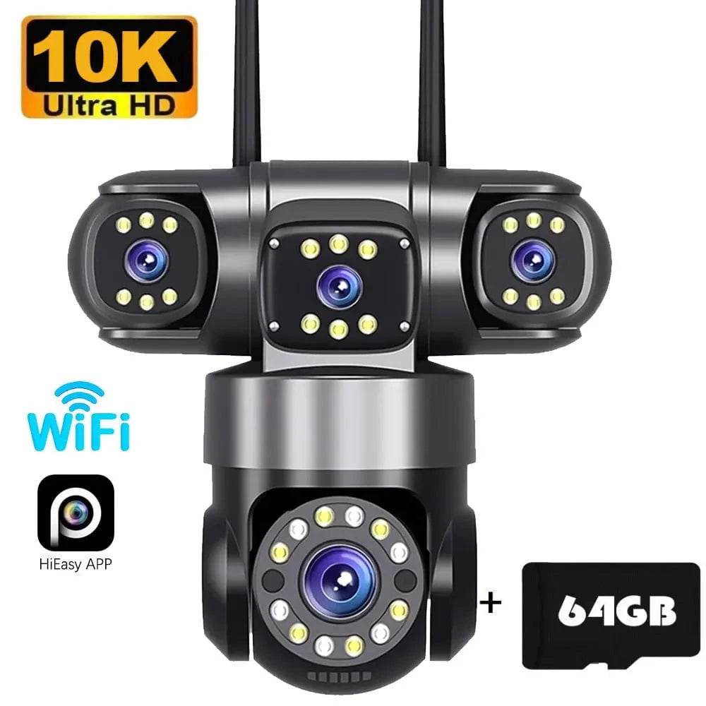Wireless PTZ Camera with 360° and 4 Screens - Nic's Electronics