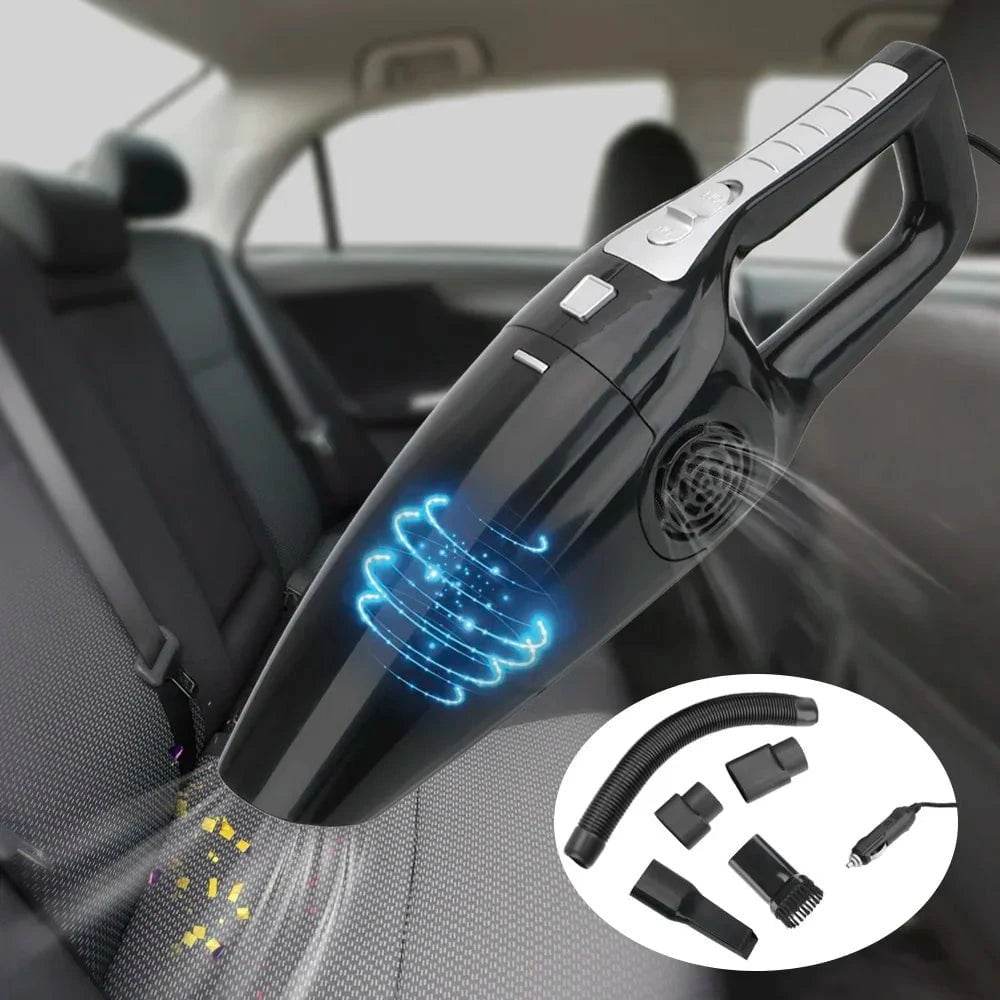 120W Portable Car Vacuum | High Suction Wet & Dry - Nic's Electronics