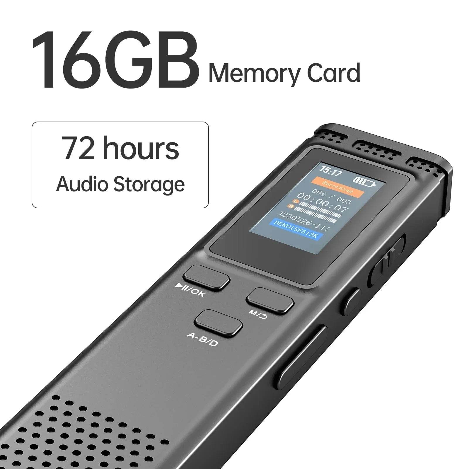 64GB Digital Voice Recorder & MP3 Player - Nic's Electronics