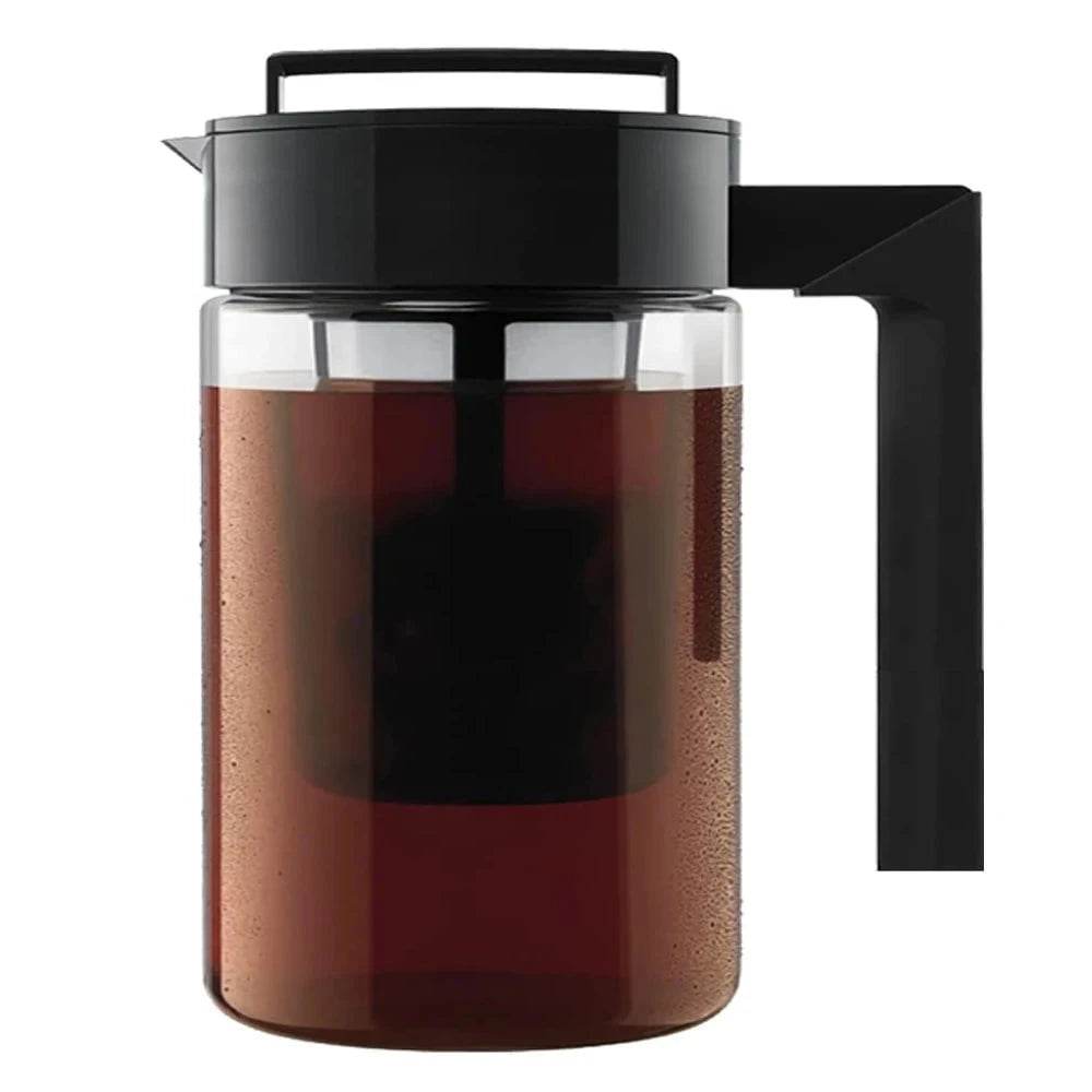 Nic's Electronics 1pcs 900ML Cold Brew Iced Coffee Maker With Coffee Filter and Handle