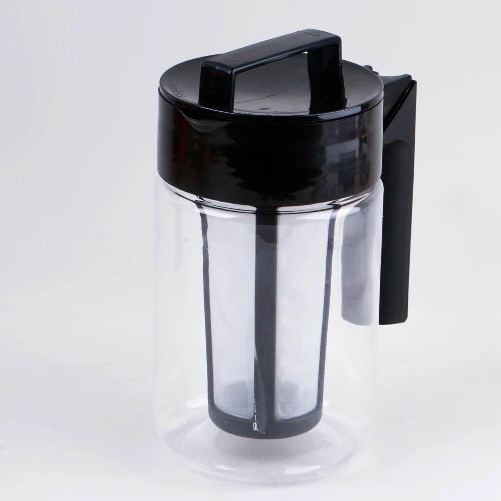 Nic's Electronics 1pcs 900ML Cold Brew Iced Coffee Maker With Coffee Filter and Handle