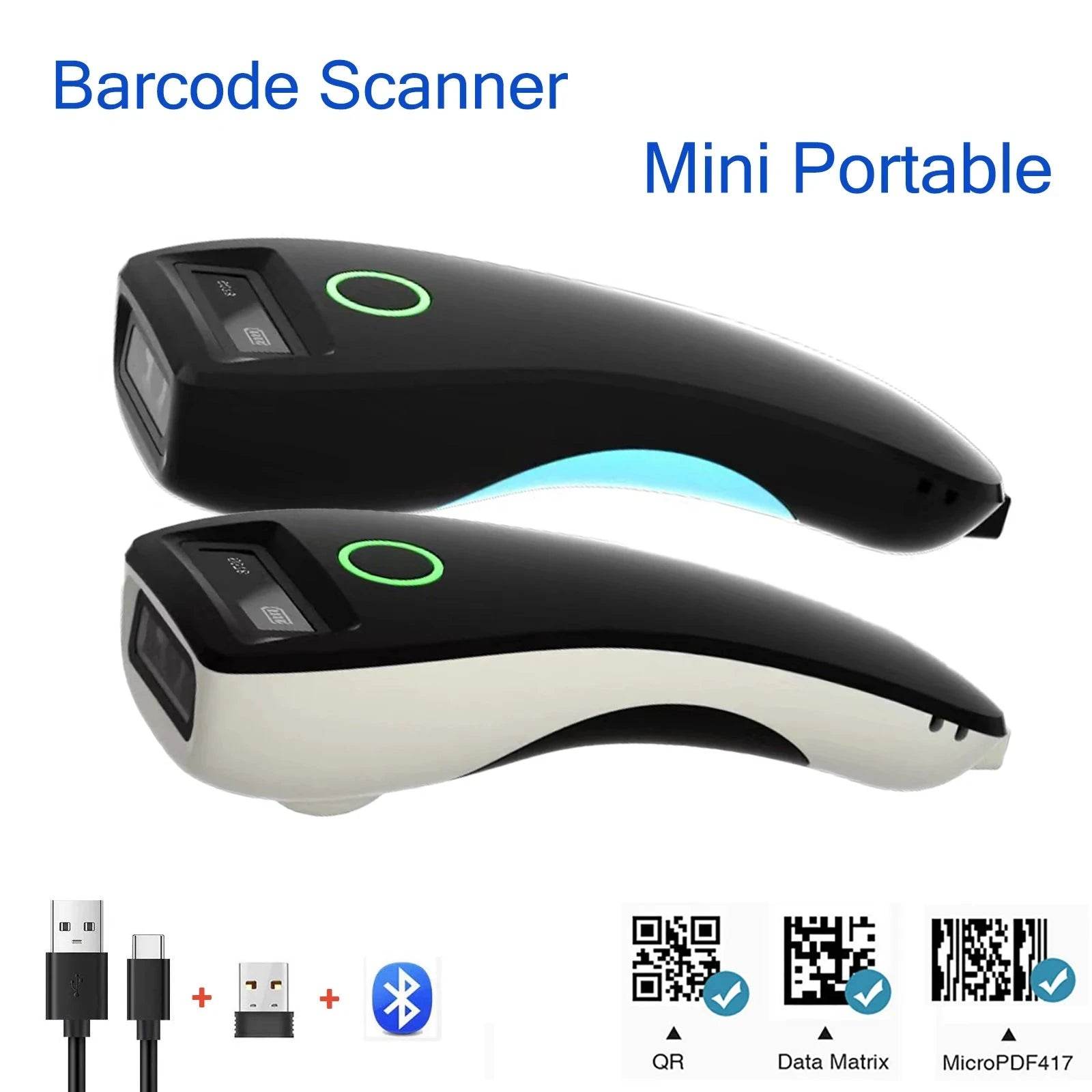 Bluetooth 2D Barcode Scanner | Wireless QR Code Reader - Nic's Electronics
