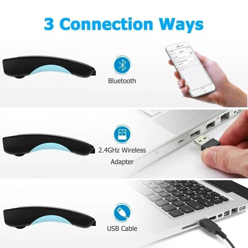 Bluetooth 2D Barcode Scanner | Wireless QR Code Reader - Nic's Electronics