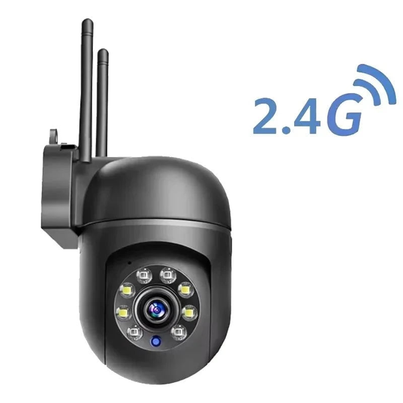 Nic's Electronics 2MP NO SD Card / EU Plug 8MP 4K IP Outdoor WiFi Camera Surveillance Security CCTV PTZ Camera HD 4MP 2K Mini Wireless 1080P 2MP AI Tracking Onvif iCsee