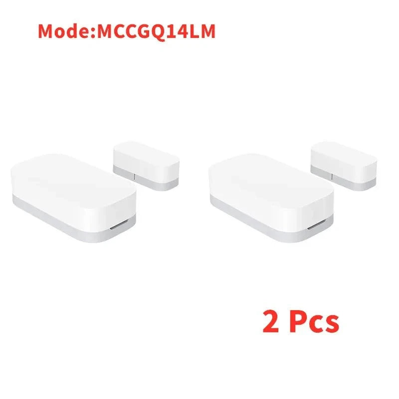 Nic's Electronics 2pcs E1 Door Sensor / CHINA New Aqara Door Window Sensor E1 ZigBee 3.0 MCCGQ14LM APP Remote Control For Smart Home Work With Xiaomi Mijia Apple HomeKit APP