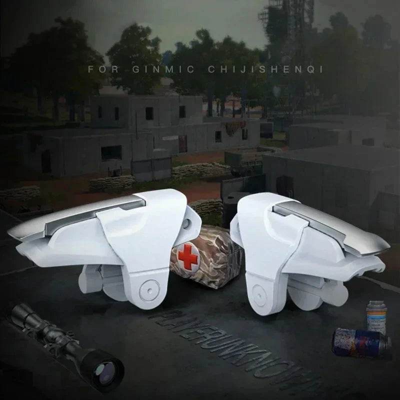 Nic's Electronics 2pcs Mobile Phone Gaming Accessories Game Trigger for PUBG Aim Shooting Controller L1 R1 Physical ABS Key Button for IOS Android