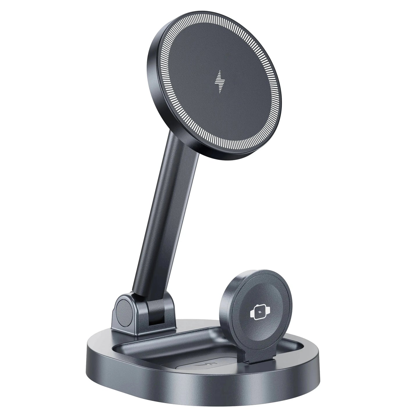 Nic's Electronics 3 IN 1 3 In 1 Magnetic Wireless Charger Stand Pad For Magsafe iPhone 16 15 14 13 12 Pro Max Apple Watch Airpods Fast Charging Station