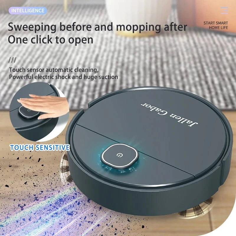 Nic's Electronics 3 In 1 Smart Sweeping Robot Home Mini Sweeper Sweeping and Vacuuming Wireless Vacuum Cleaner Sweeping Robots For Home Use