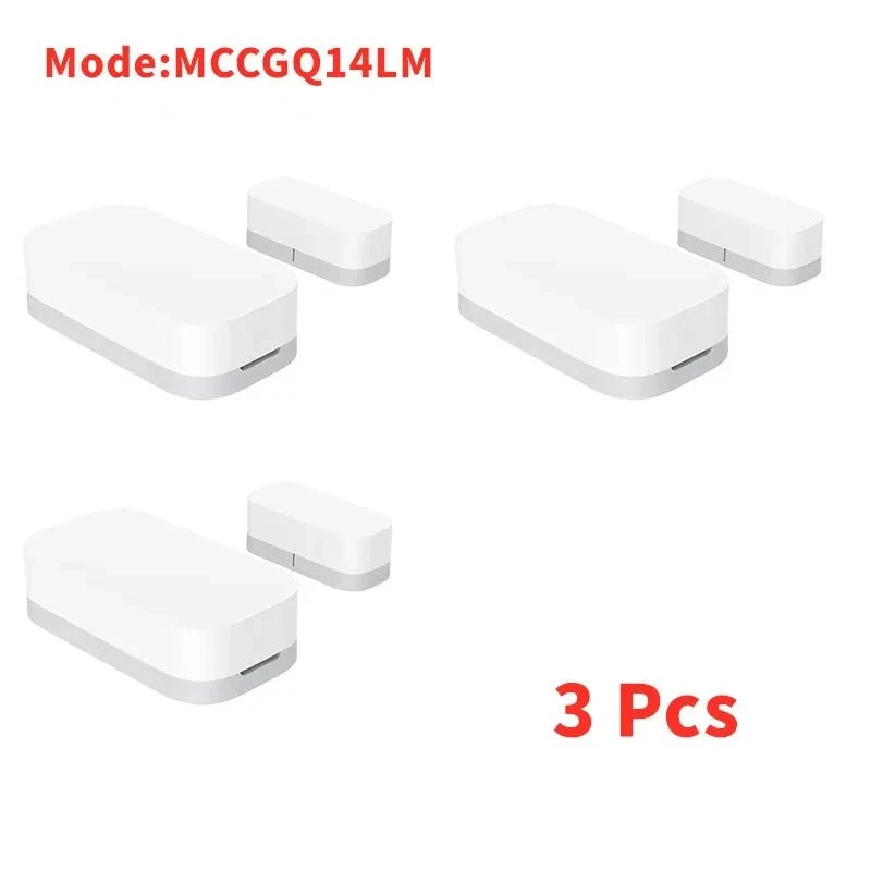 Nic's Electronics 3pcs E1 Door Sensor / CHINA New Aqara Door Window Sensor E1 ZigBee 3.0 MCCGQ14LM APP Remote Control For Smart Home Work With Xiaomi Mijia Apple HomeKit APP