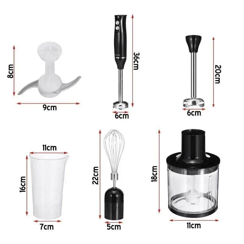 4-in-1 Handheld Immersion Blender with Baby Food Maker - Nic's Electronics