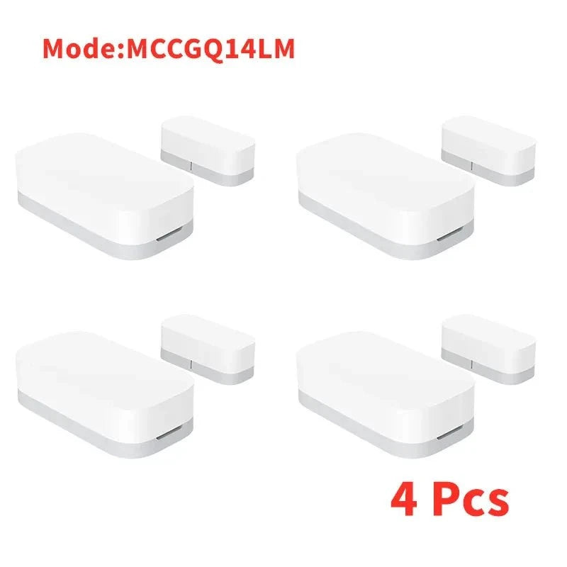 Nic's Electronics 4pcs E1 Door Sensor / CHINA New Aqara Door Window Sensor E1 ZigBee 3.0 MCCGQ14LM APP Remote Control For Smart Home Work With Xiaomi Mijia Apple HomeKit APP