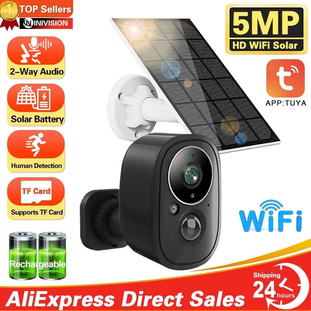 5MP Wireless Outdoor Security Camera with Tuya App - Nic's Electronics