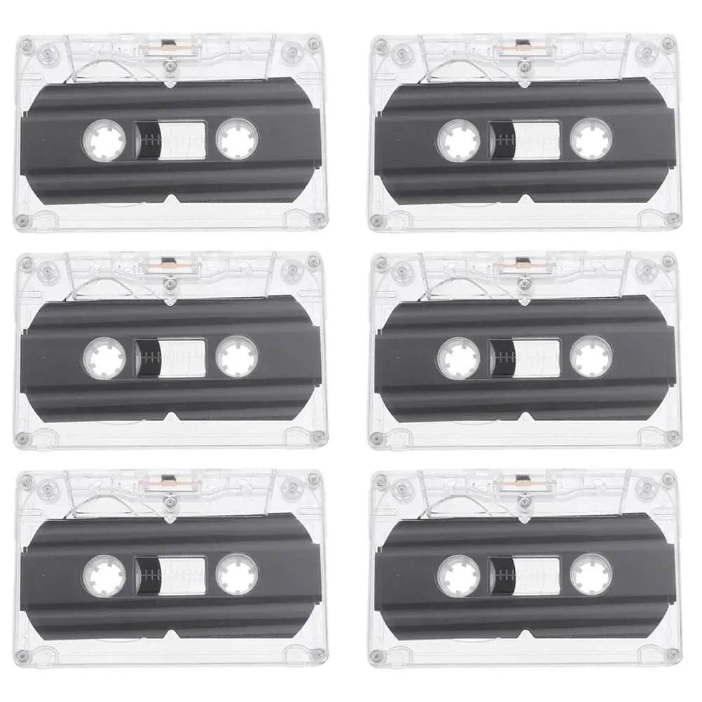 6 pcs Recordable DIY Empty Audio Tapes - Nic's Electronics