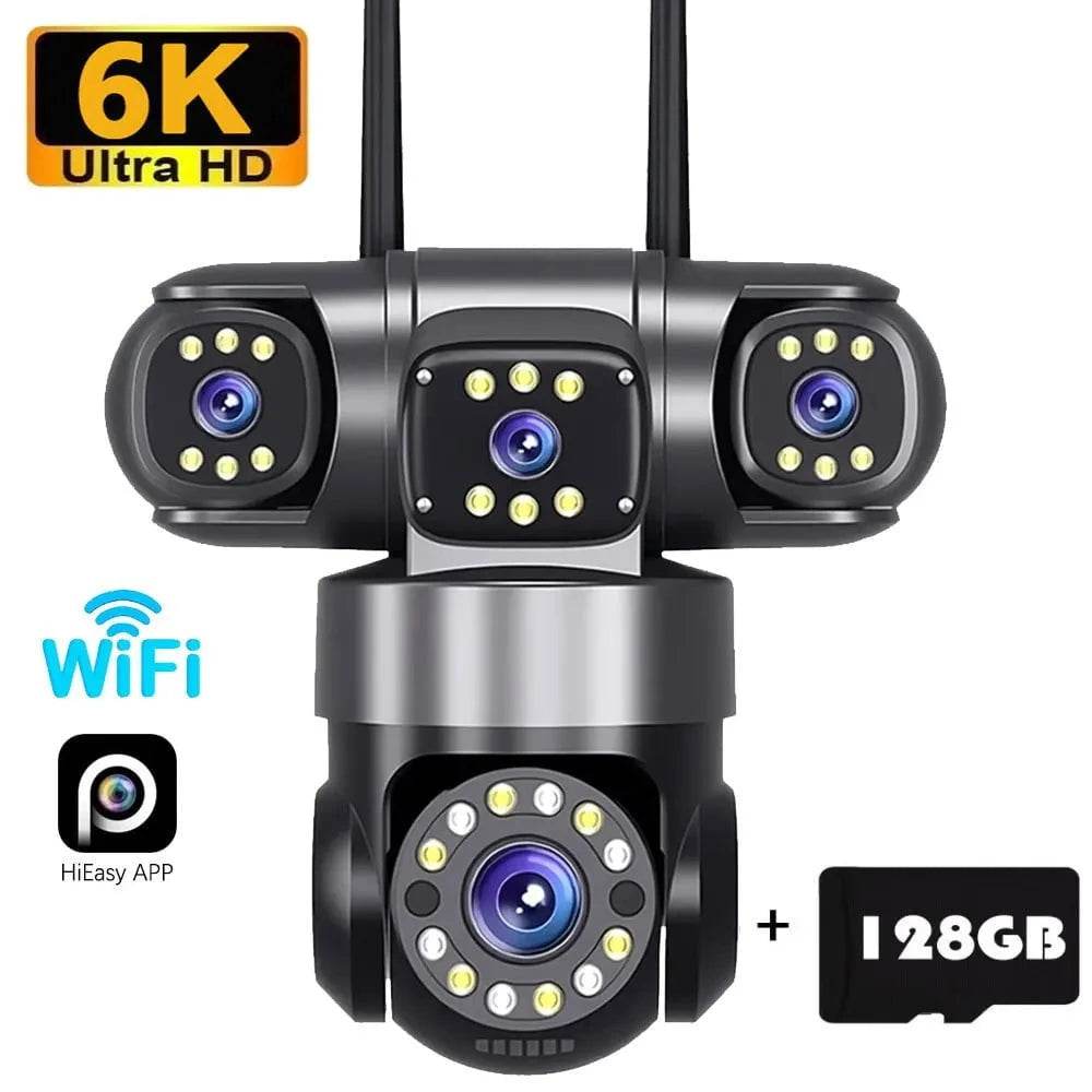 Wireless PTZ Camera with 360° and 4 Screens - Nic's Electronics