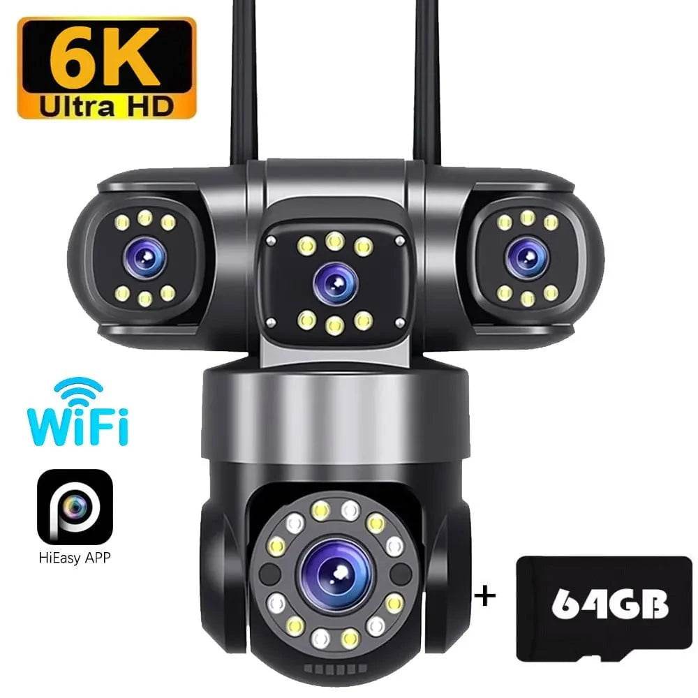 Wireless PTZ Camera with 360° and 4 Screens - Nic's Electronics