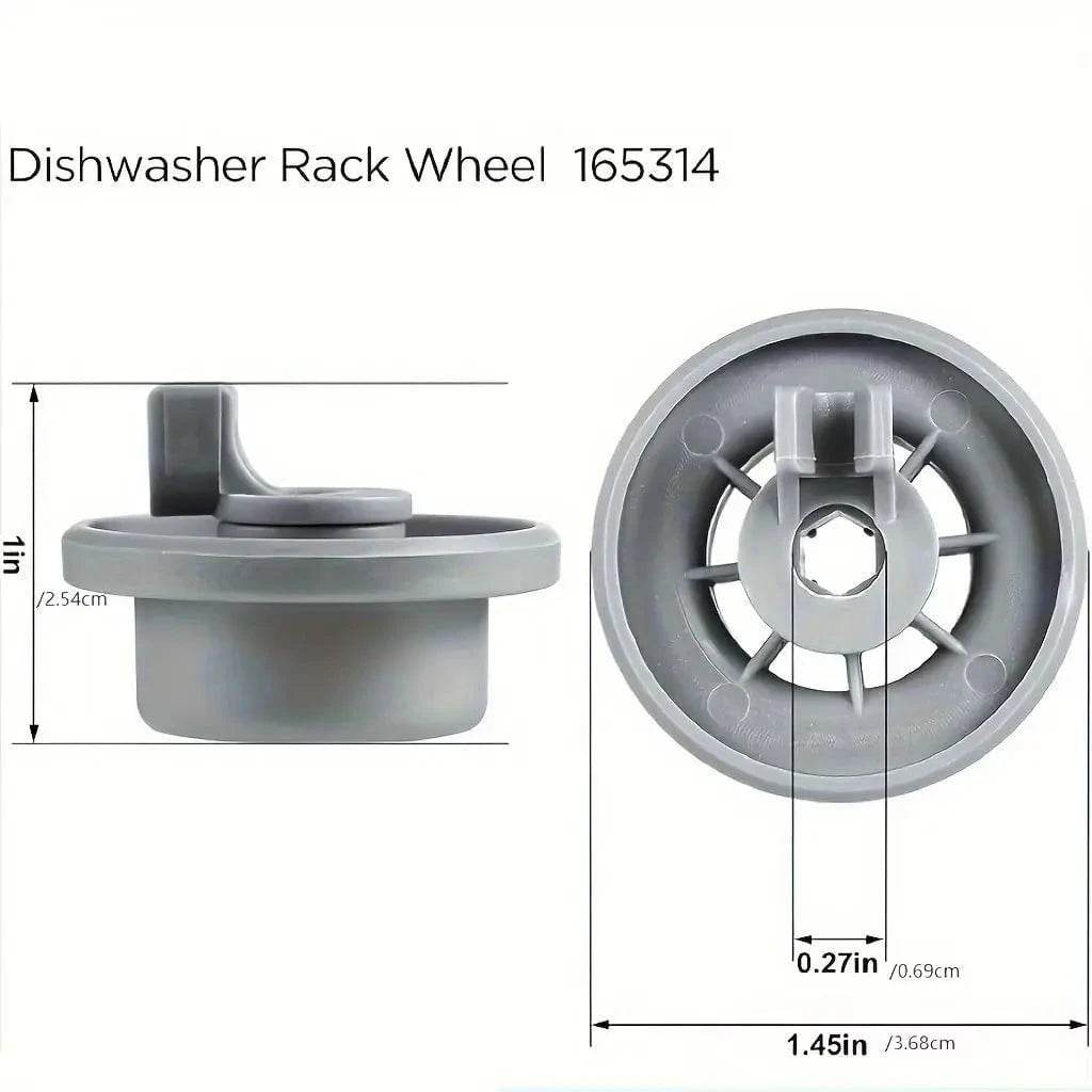 8-Pack Dishwasher Lower Rack Wheels for Bosch & Kenmore - Nic's Electronics