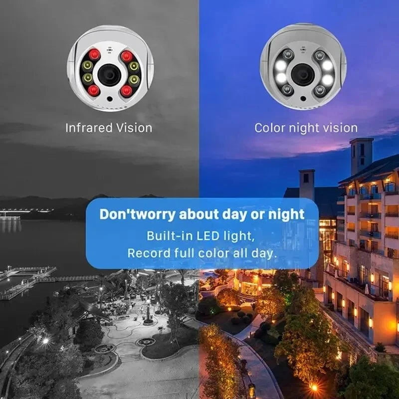 Nic's Electronics 8MP 4K IP Camera 5MP Speed Dome Auto Tracking PTZ Camera Smart Home Outdoor Wireless WIFI Camera Surveillance Monitor