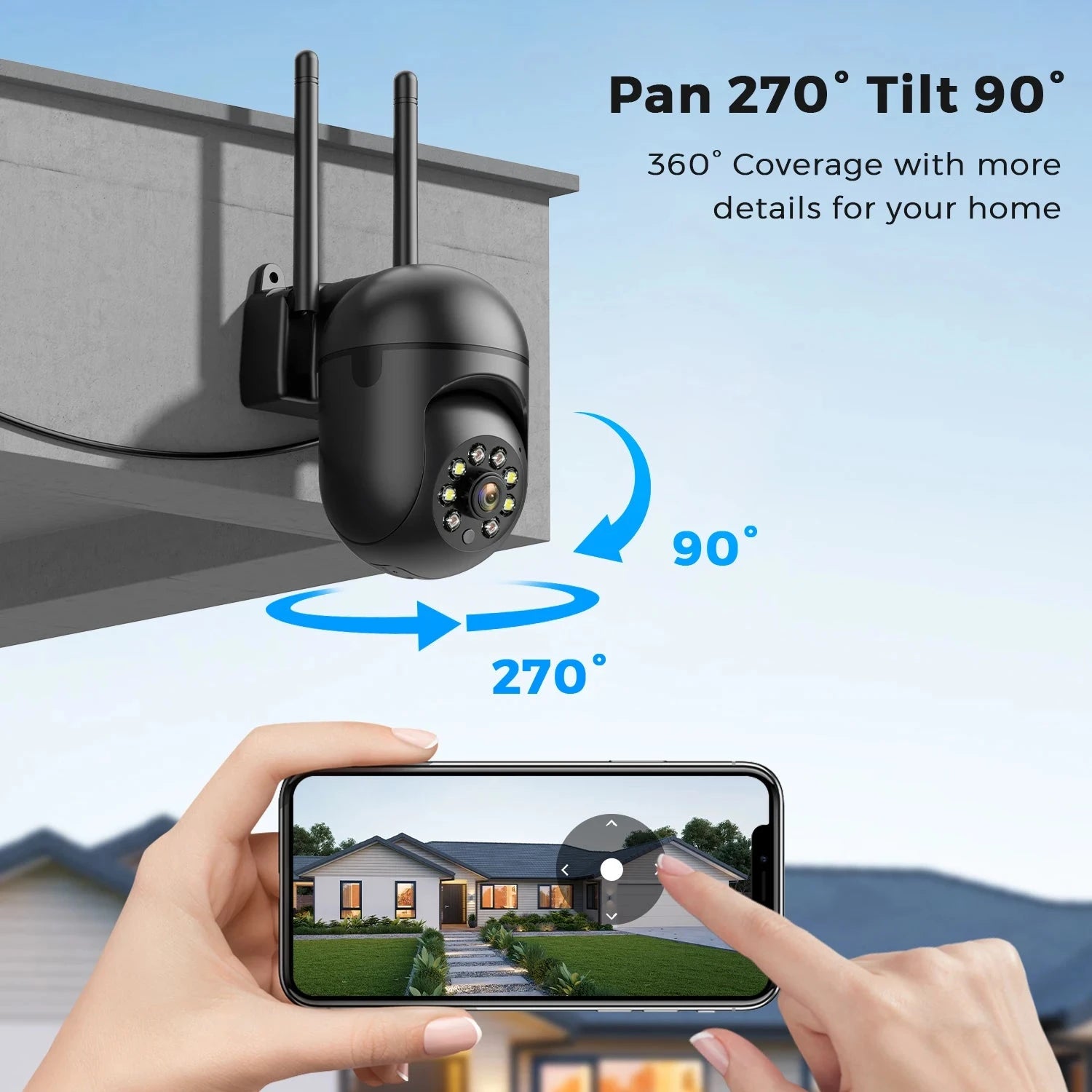 Nic's Electronics 8MP 4K IP Outdoor WiFi Camera Surveillance Security CCTV PTZ Camera HD 4MP 2K Mini Wireless 1080P 2MP AI Tracking Onvif iCsee