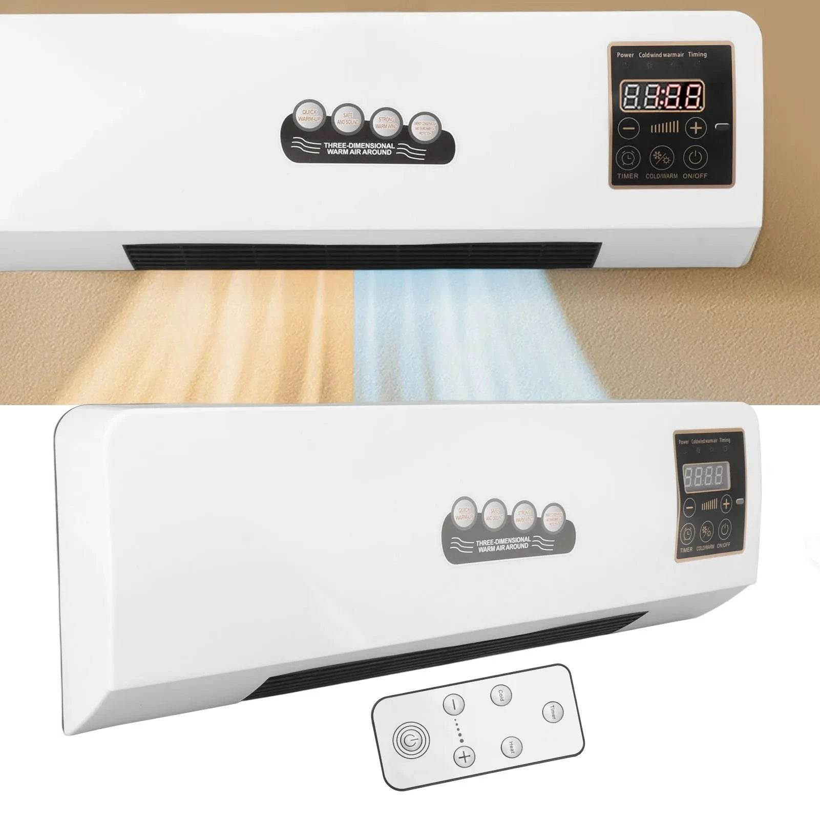 Portable Air Cooler & Heater | Wall Mounted AC Fan - Nic's Electronics