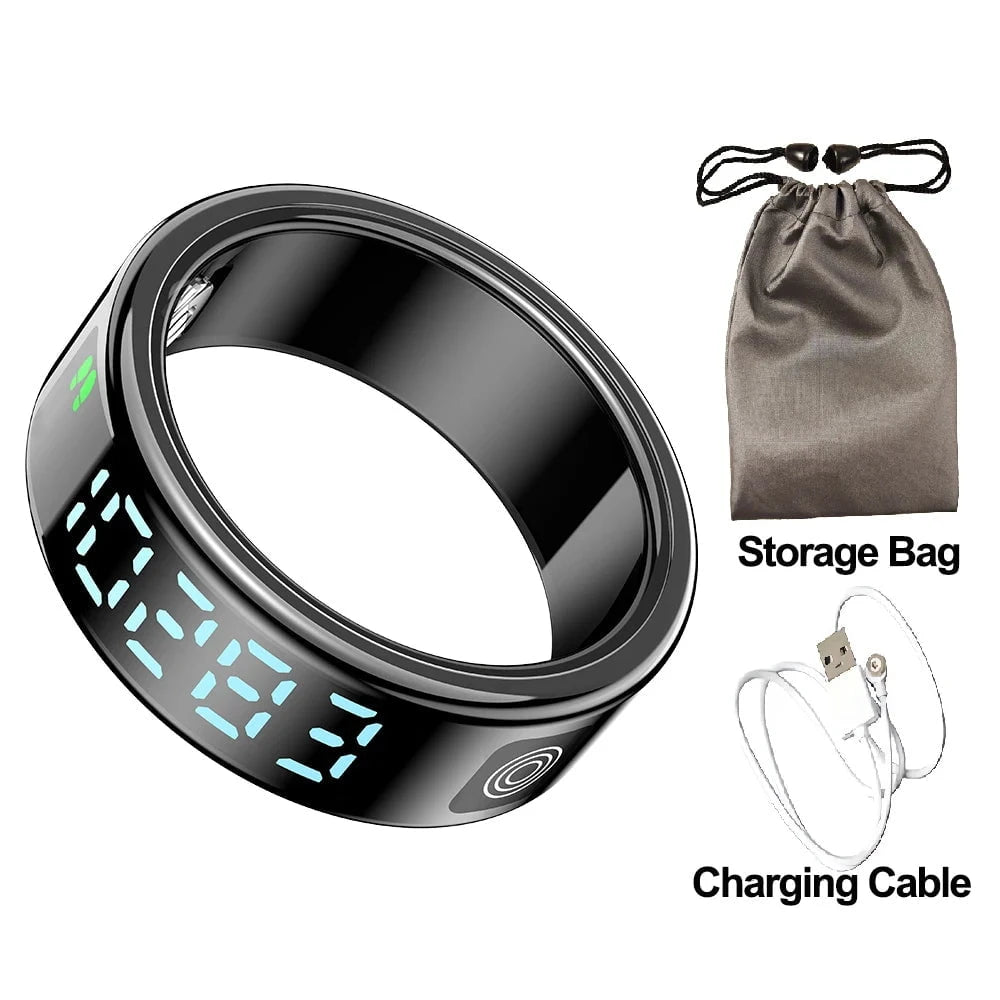 Nic's Electronics add bag 4 / 10 Smart Fitness Ring with Heart Rate