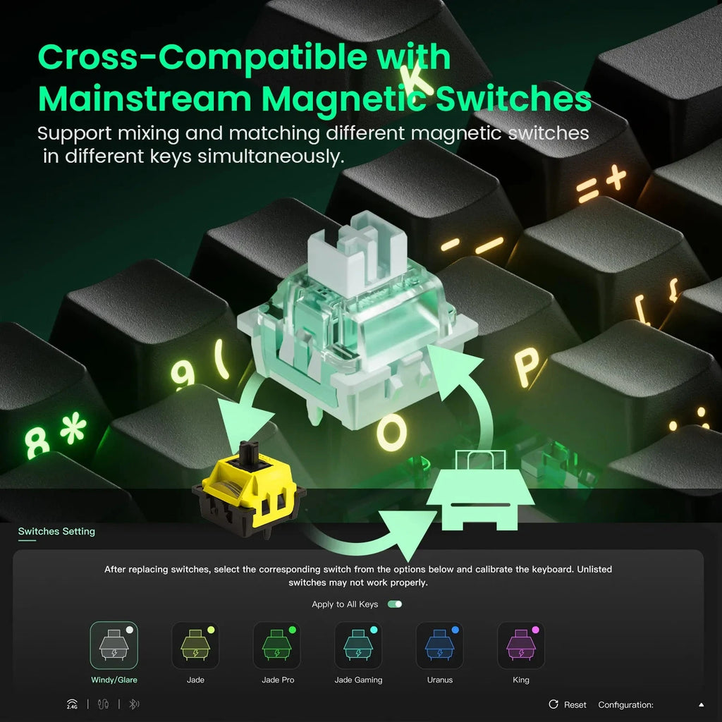 Nic's Electronics Akko MonsGeek FUN68 FUN60 PRO&MAX  HE Magnetic Keyboard 60% 65% Gaming Keyboards Rapid Trigger 8K Custom Keyboard Gamer Esports