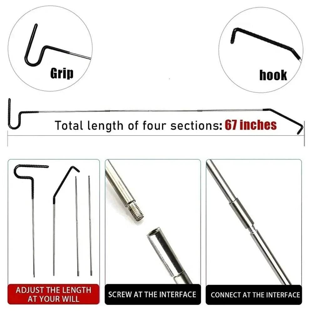 Nic's Electronics as picture Car Tool Kit Auto Locksmith Emergency Open Unlock Long Reach Grabber
