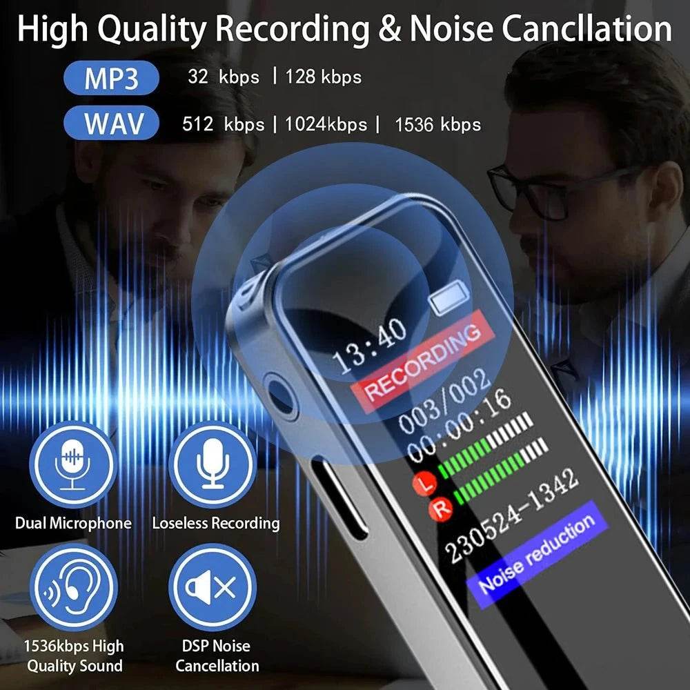 High-Quality Dictaphone with Colorful Display - Nic's Electronics