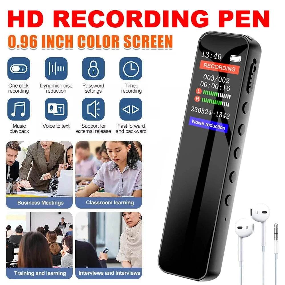 High-Quality Dictaphone with Colorful Display - Nic's Electronics