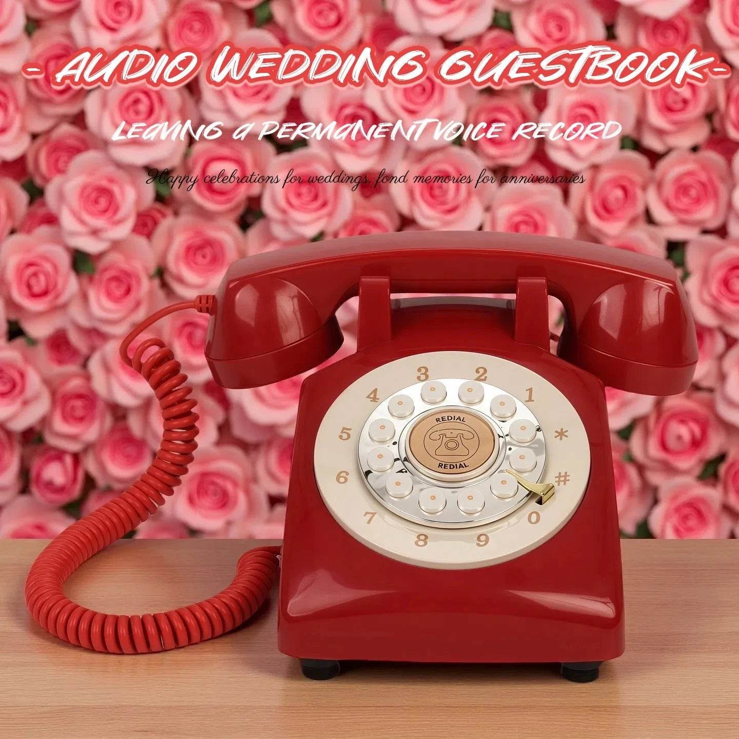 Vintage Rotary Dial Phone for Custom Voice Messages - Nic's Electronics