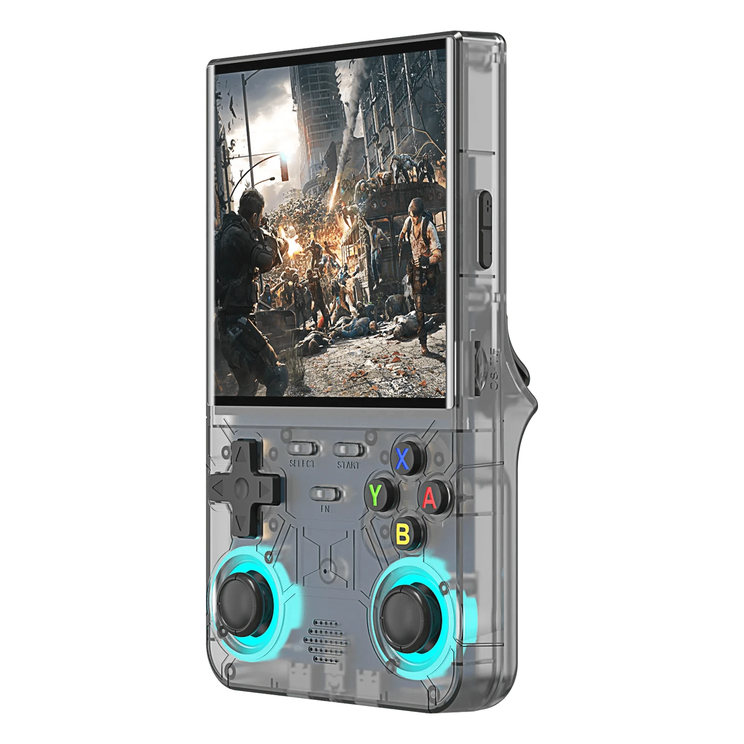 Nic's Electronics black-128GB / CHINA New R36 ultra retro handheld game console 4.0-inch open-source Linux system 128GB portable video player handheld game console
