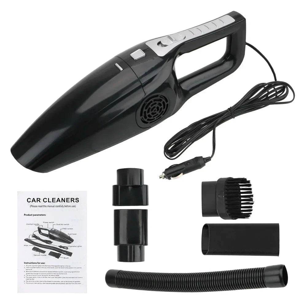 120W Portable Car Vacuum | High Suction Wet & Dry - Nic's Electronics